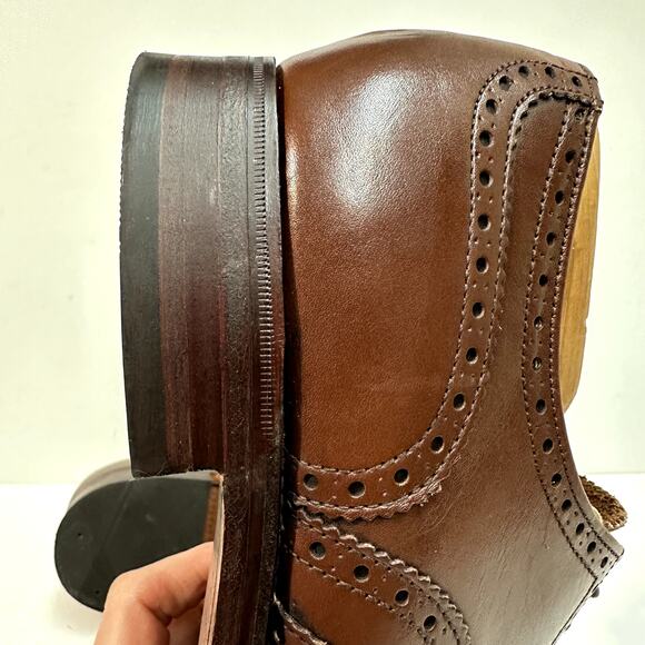 NEW HEELS Crockett & Jones x Polo Ralph Lauren Oxford Bal Wingtip England 8.5 main image 6